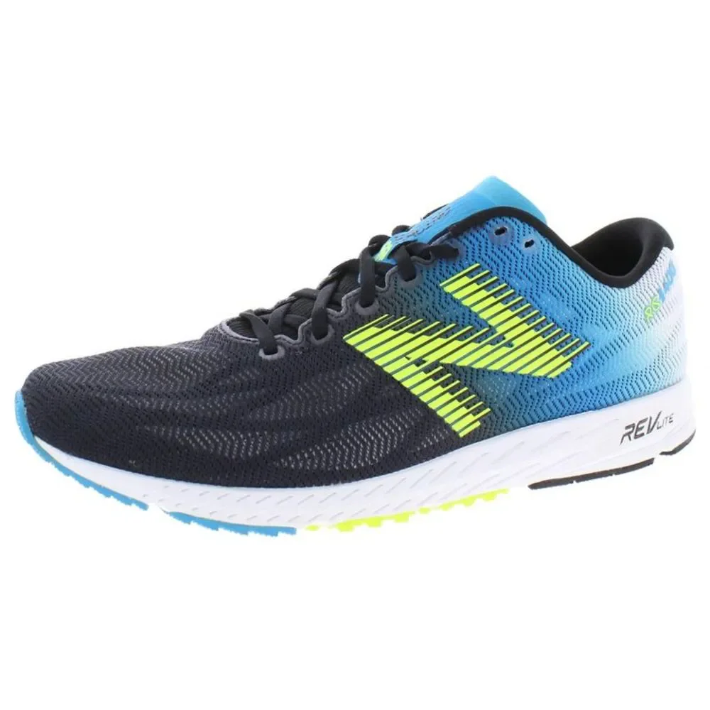 New Balance Mens Blue Fitness Workout Trainers Running Shoes Sneakers Used